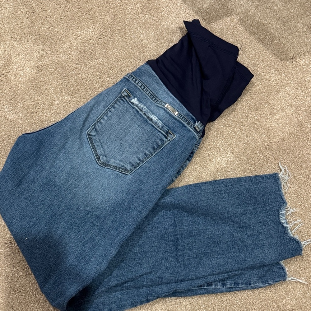 KanCan Women's Straight Leg Jeans - Blue
